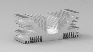 3D модель Радиатор охлаждения ТП-021